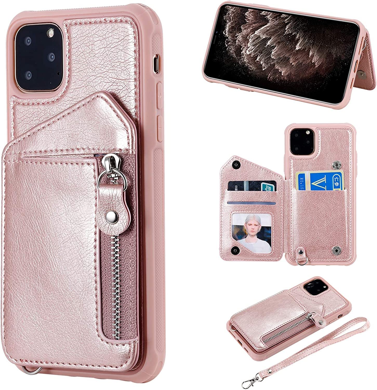 Étui pour iPhone 12 Pro Max en cuir PU souple avec finitions soignées - 7