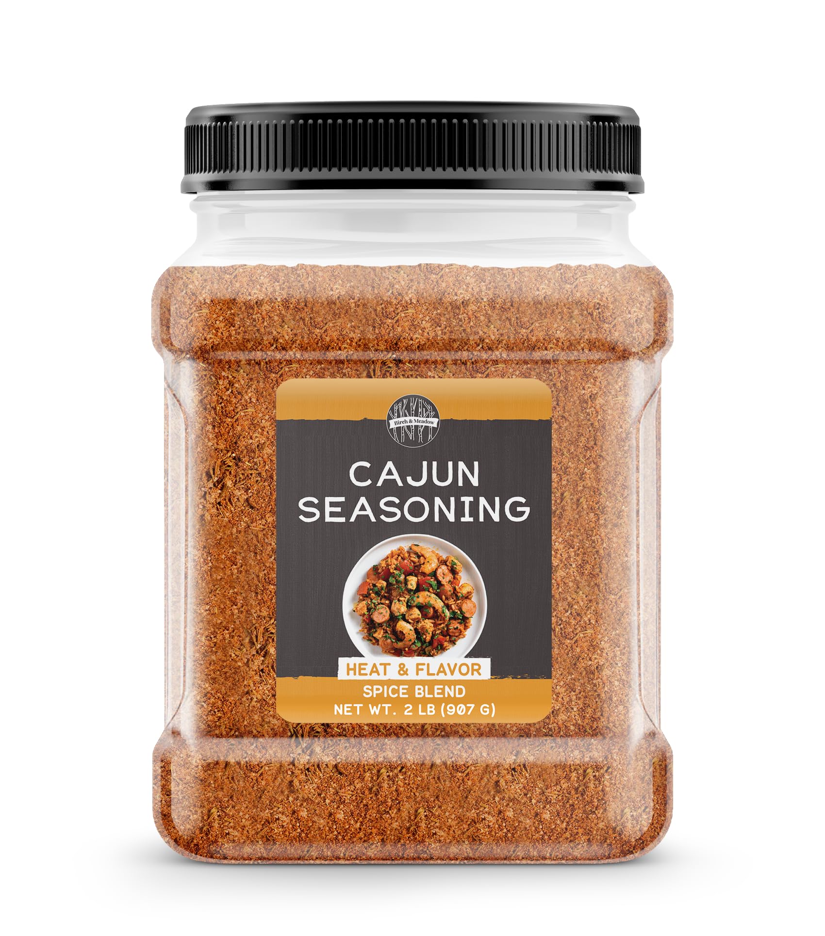 Birch & Meadow Cajun Seasoning, 2 lb, Bulk Size, Delicious Spice Blend