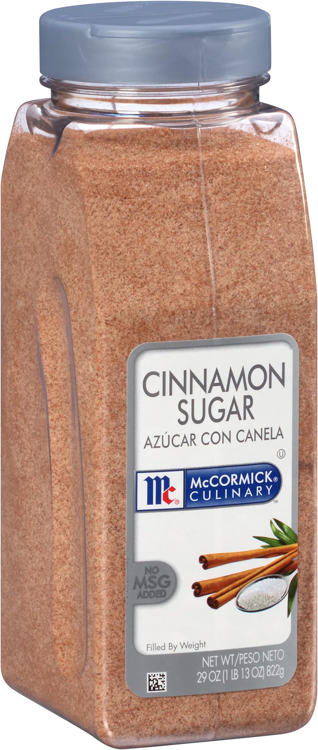 Cinnamon Sugar, 29 oz - One 29 Ounce Container of Cinnamon Sugar Spice, Perfect for Cookies, Pastries, Cakes Tortes and Pies