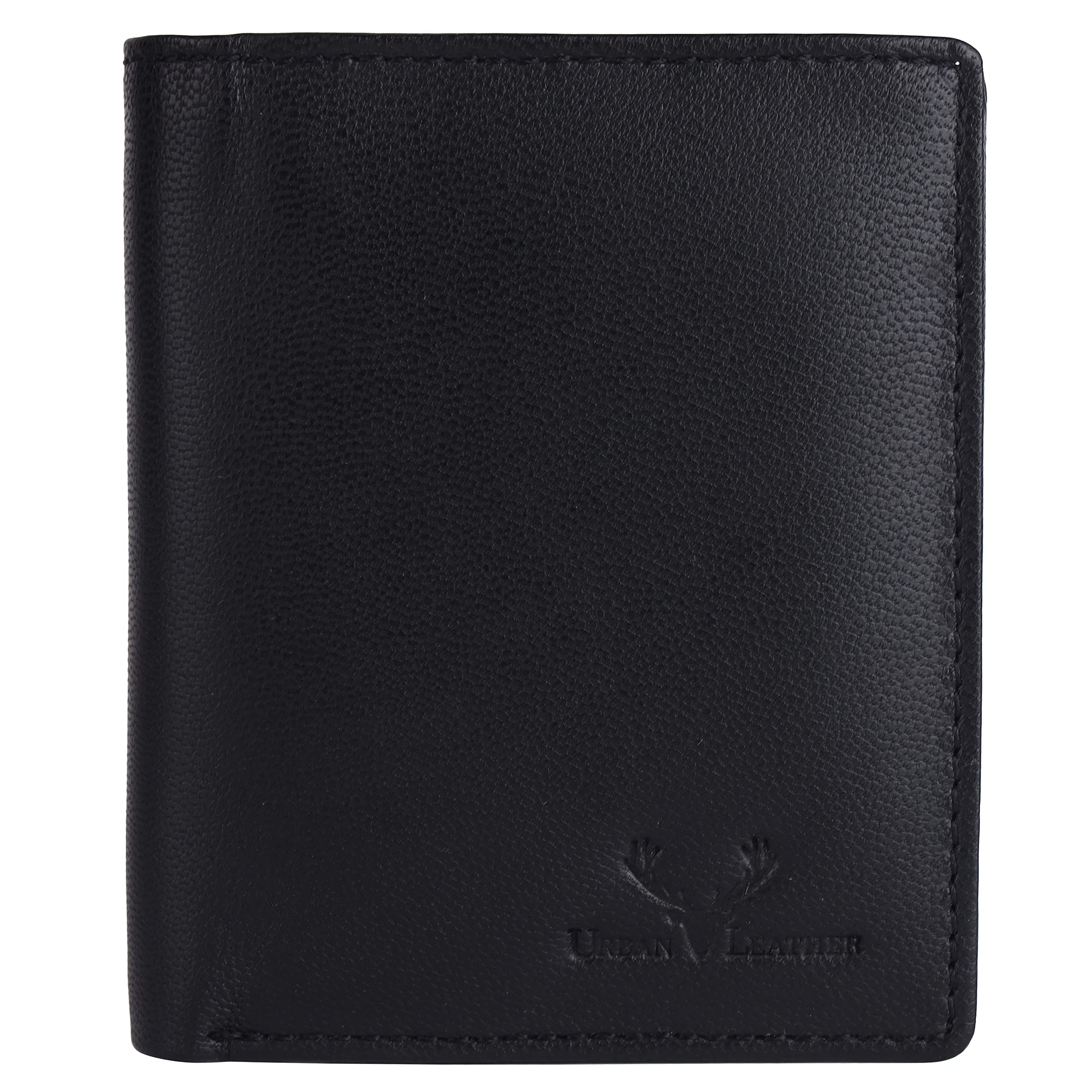 urban leather Giovanni RFID Protected Leather Wallet for Men|6 Card Slots| 1 Coin Pocket|2 Currency Slots|1 ID Slot (Black2)(000MW100-IB_BZ)-picture-28