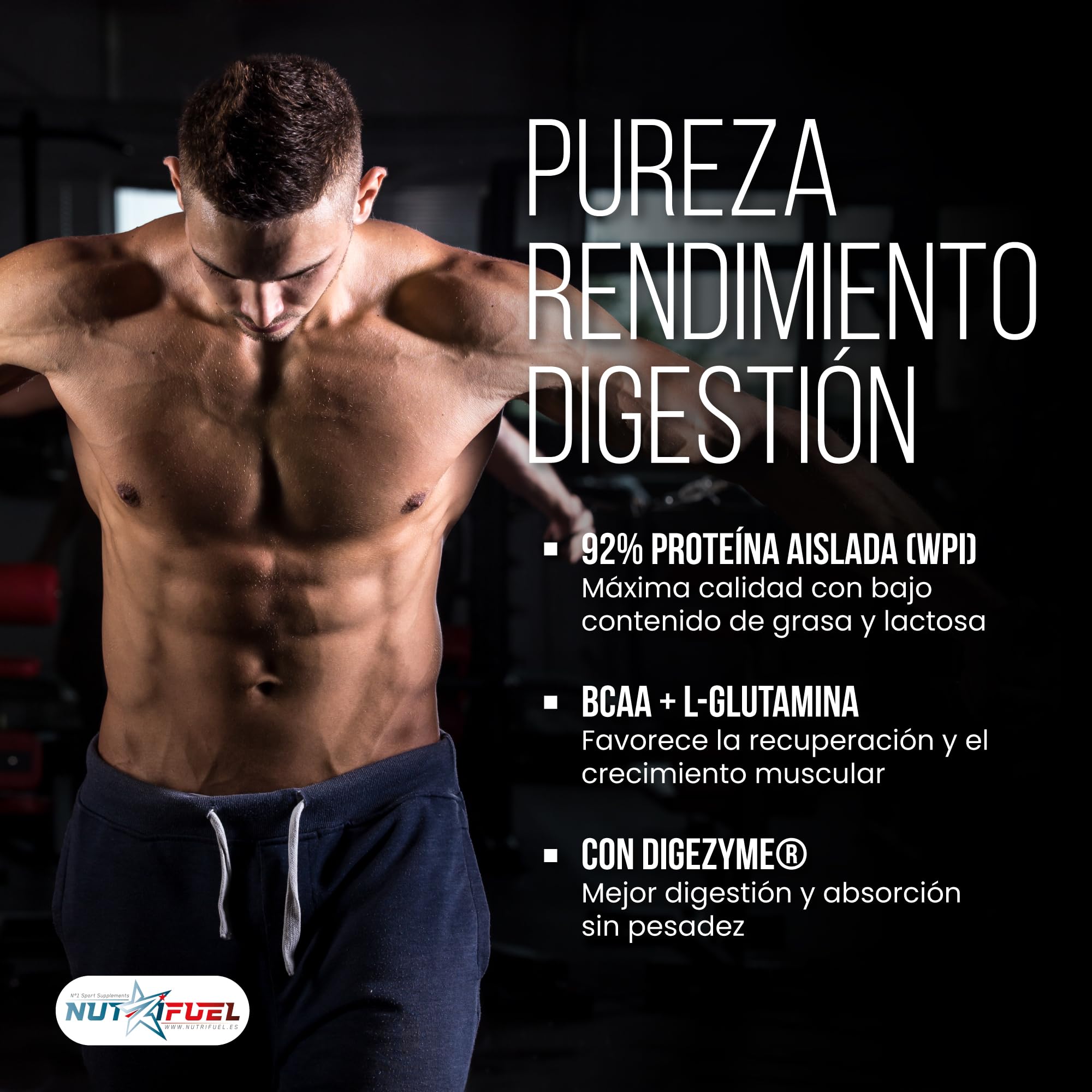 Proteina Whey Isolate Aislada En Polvo Con BCAA Glutamina Enzimas Digestivas Digezyme Whey Protein Suero Recuperacion Muscular Chocolate Blanco & OreChips