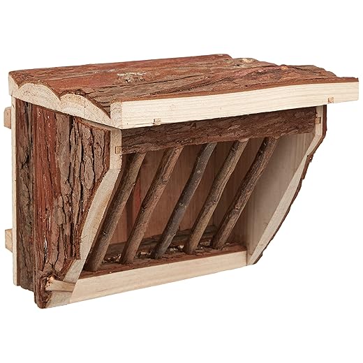 Trixie 61191 Heuraufe zum Einhängen, 20 × 15 × 17 cm