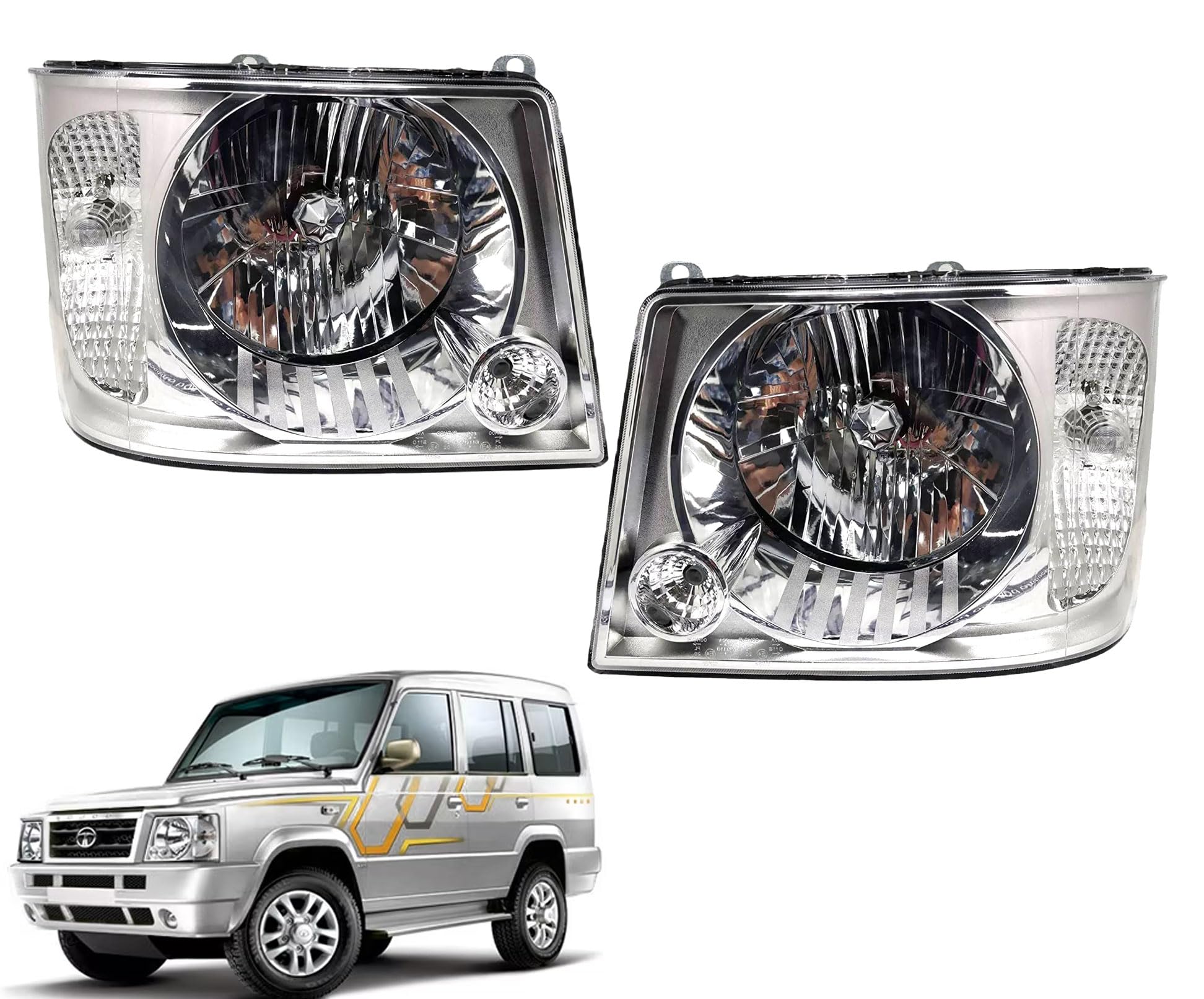 Auto Pearl Headlight Assembly Compatible with Sumo Victa (Left & Right Side)-picture-17