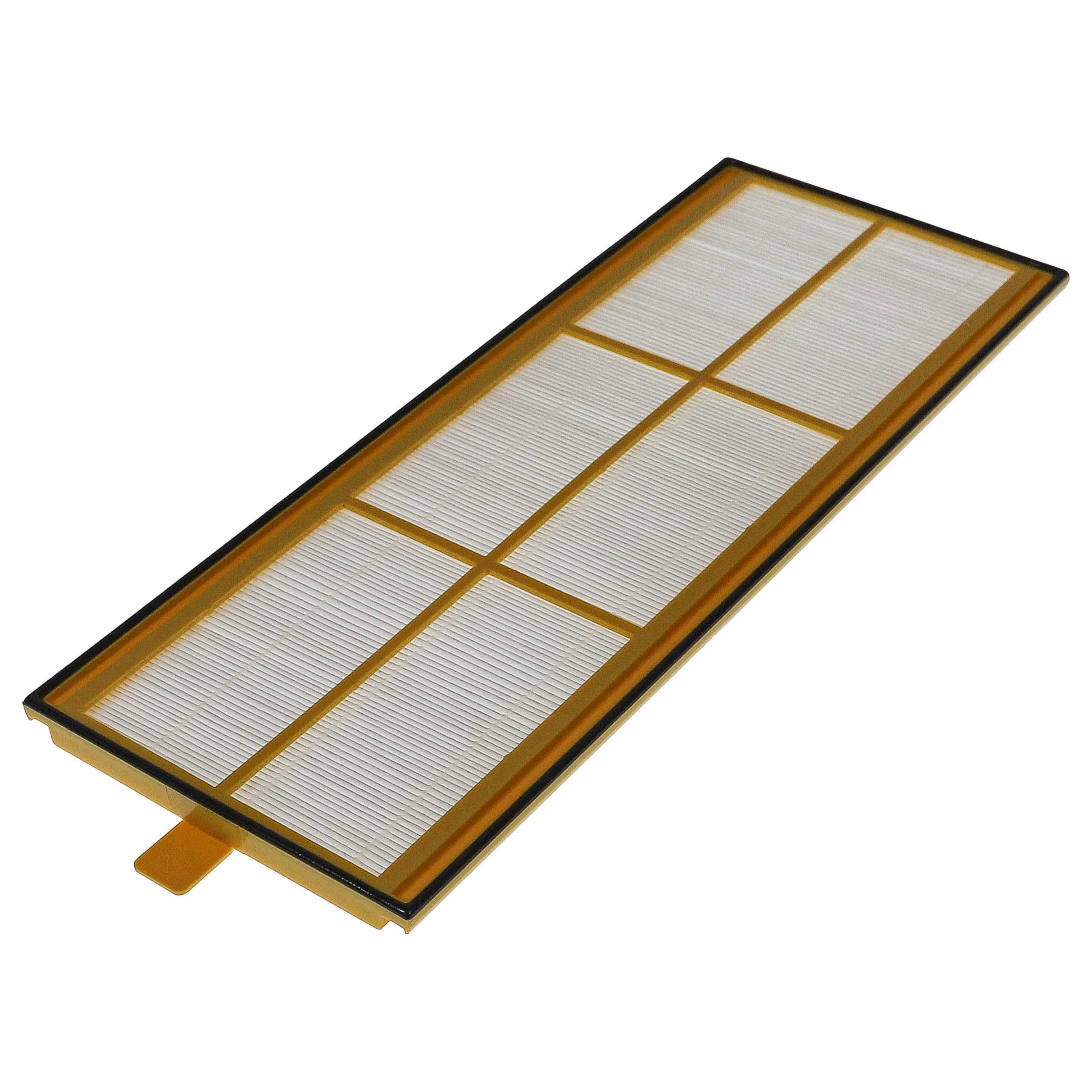 vhbw Set filtros reemplaza Zehnder 006040220, 400100085 para unidad ventilación - G4 / F7 8 uds., 50 x 16 x 1 cm, blanco/amarillo/verde