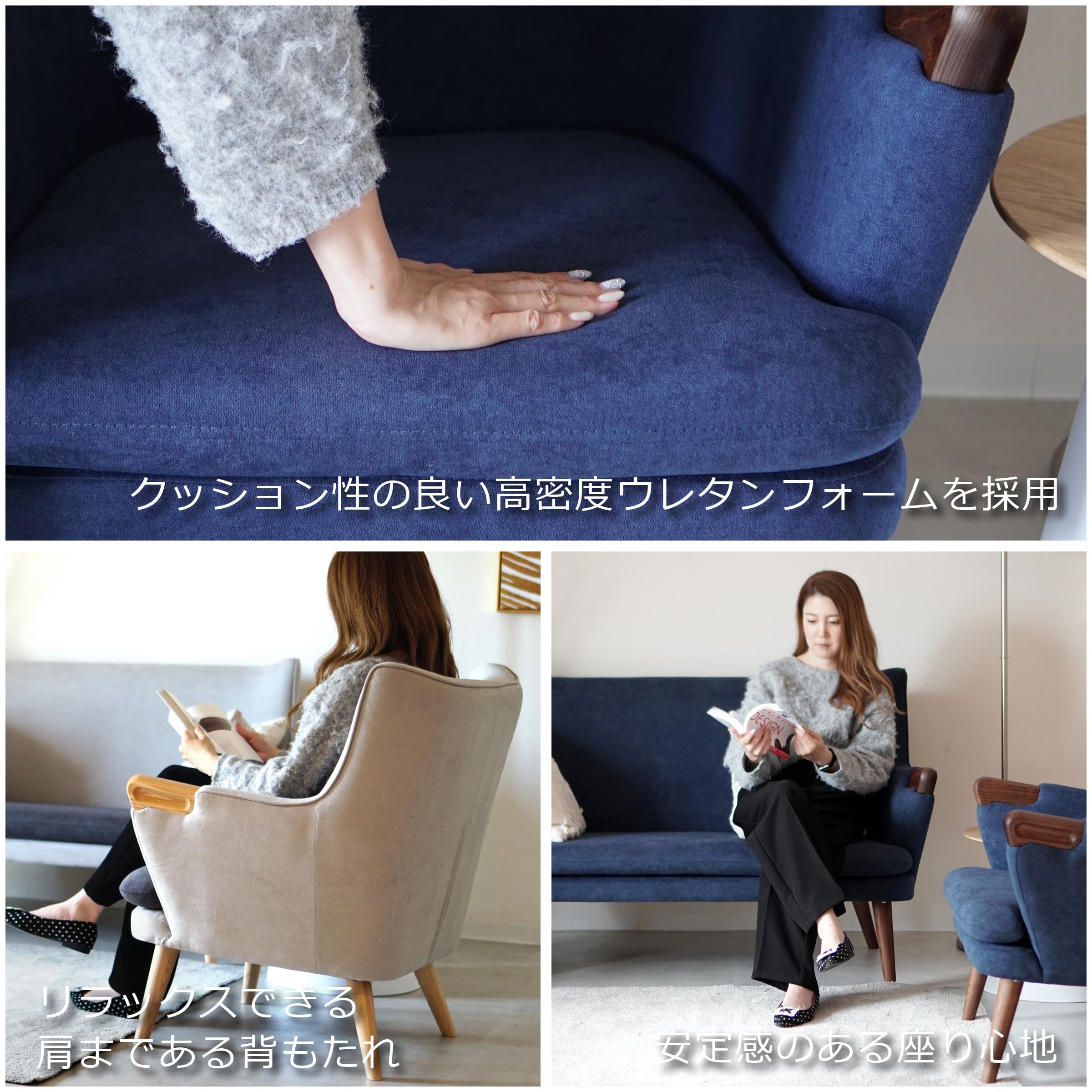 Amazon.co.jp: North Orange 2点 ハンス・J・ウェグナーデザイン CH-71