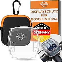 WHEELOO E-Bike Displayschutz für Bosch Intuvia Display I Schutz vor Wasser und Staub I transparent und wasserdicht I Display Schutzhülle Ebike Zubehör