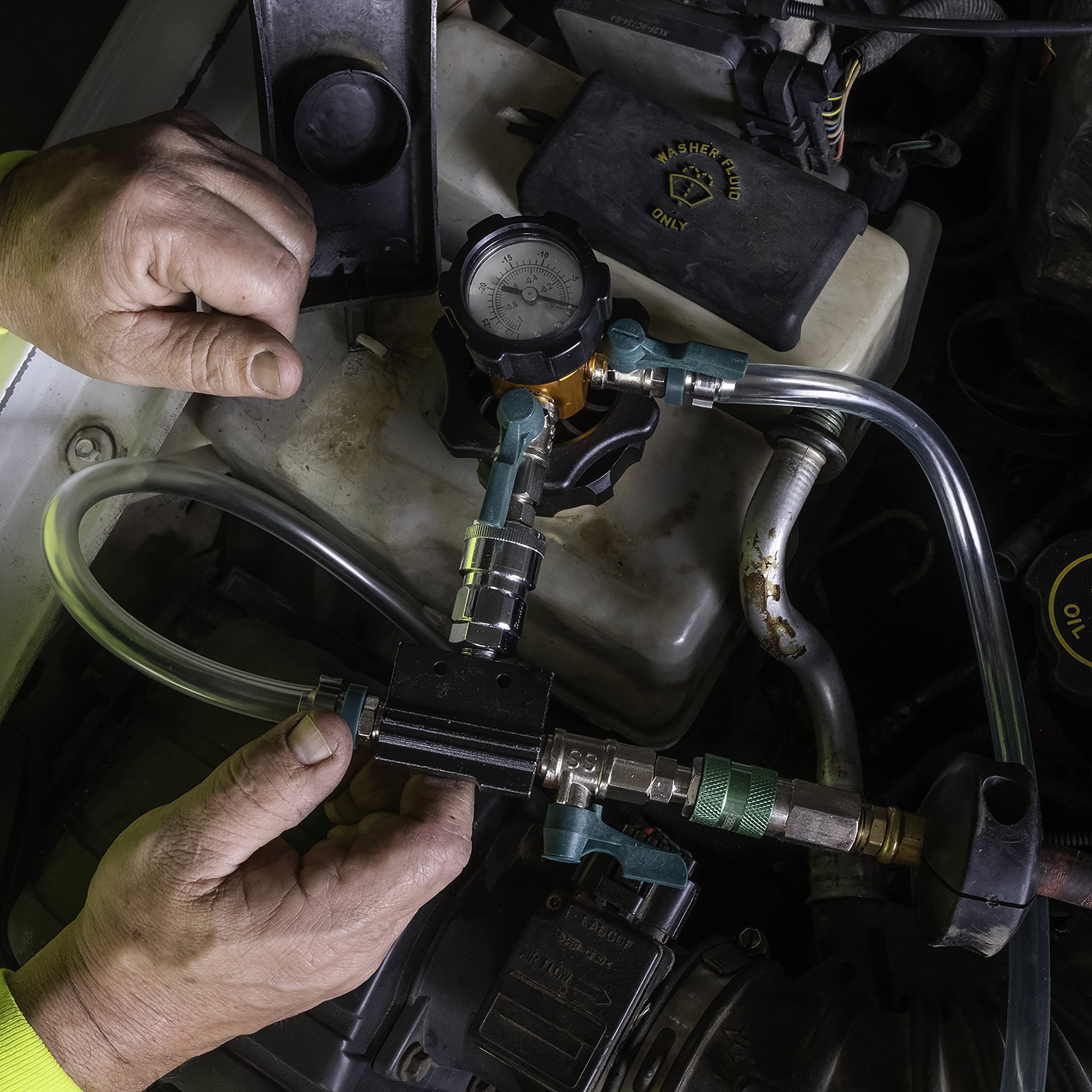 OEMTOOLS 24444 Coolant System Refiller Kit, 5 Adapters, Eliminate