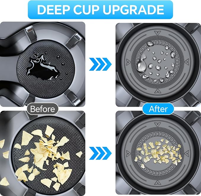 【4 Pack】Lantazi Car Coasters for Cup Holders【Non Slip & Shockproof】Car Cup Coasters for Car Cupholder Coasters Waterproof Sift-Proof Spill Silicone Car Cup Holder insert Car Accessories for Women Man miniatura 8