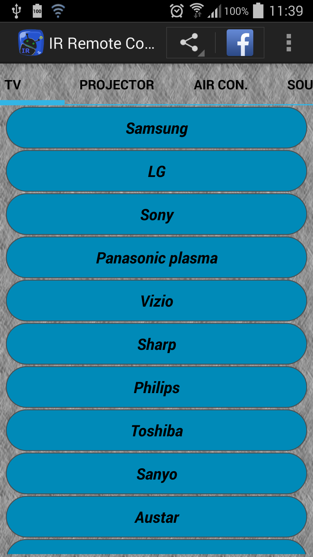 IR Remote Control App on Amazon Appstore