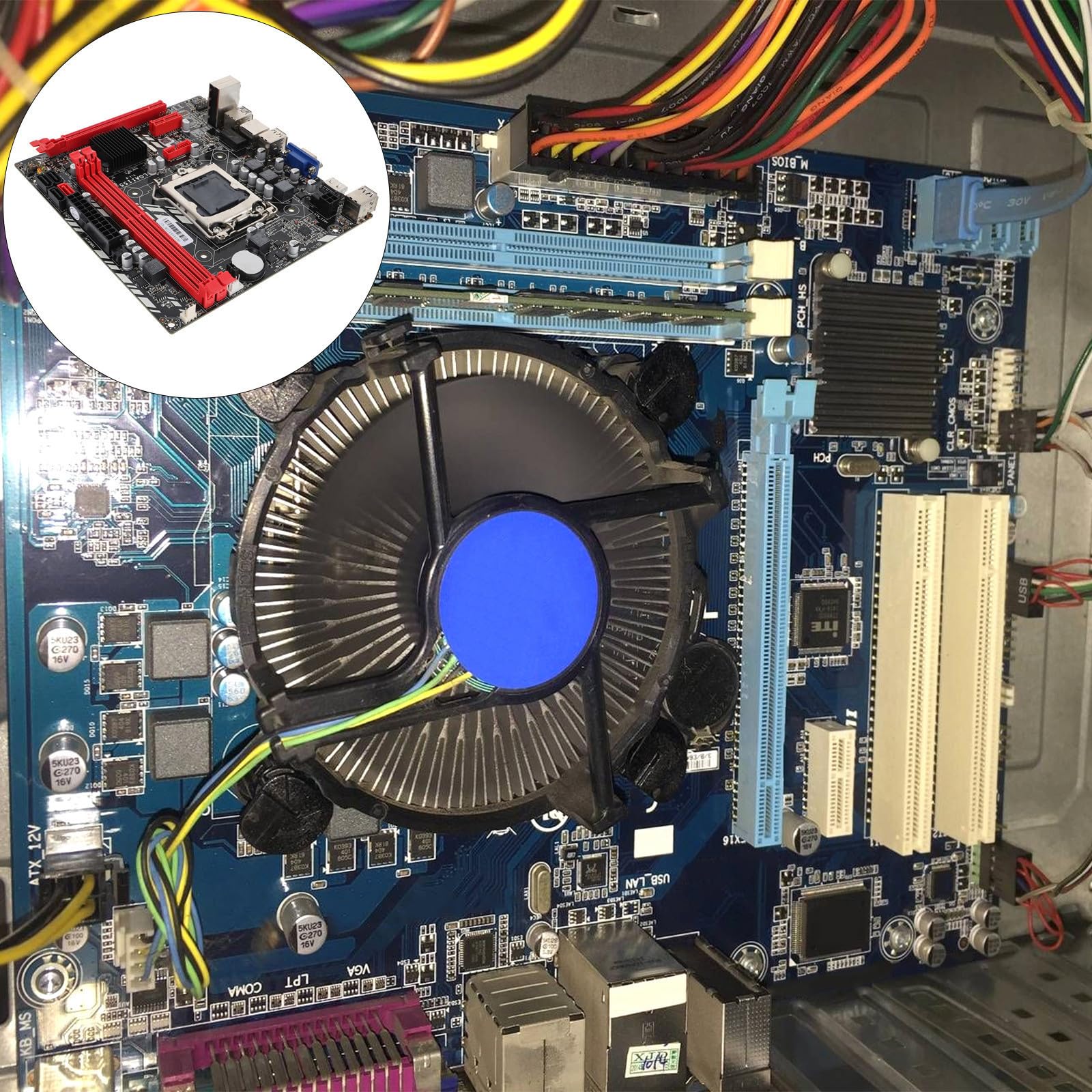 Carte Mère D'ordinateur B75 1155 Matx en PCB pour PC de Bureau