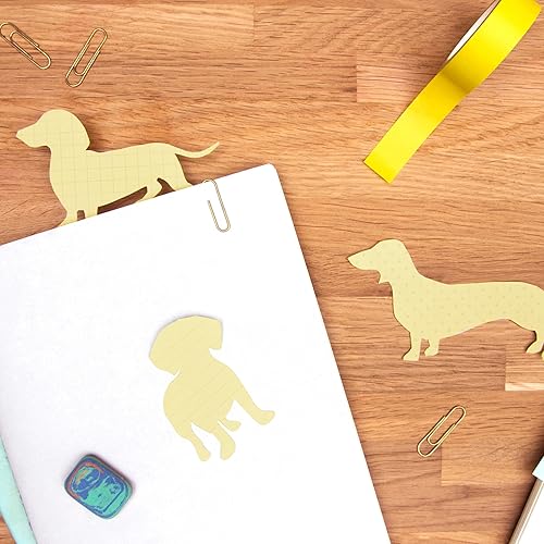 Miniatura 3 de Good Design Dog Sticky Note - Papelería de perro salchicha - Bloc de notas para perros Weiner - Regalos de perro salchicha - Notas adhesivas