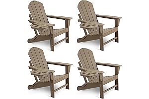 Adirondack Chair Set of 4: Perfect for Comfort and Convenience