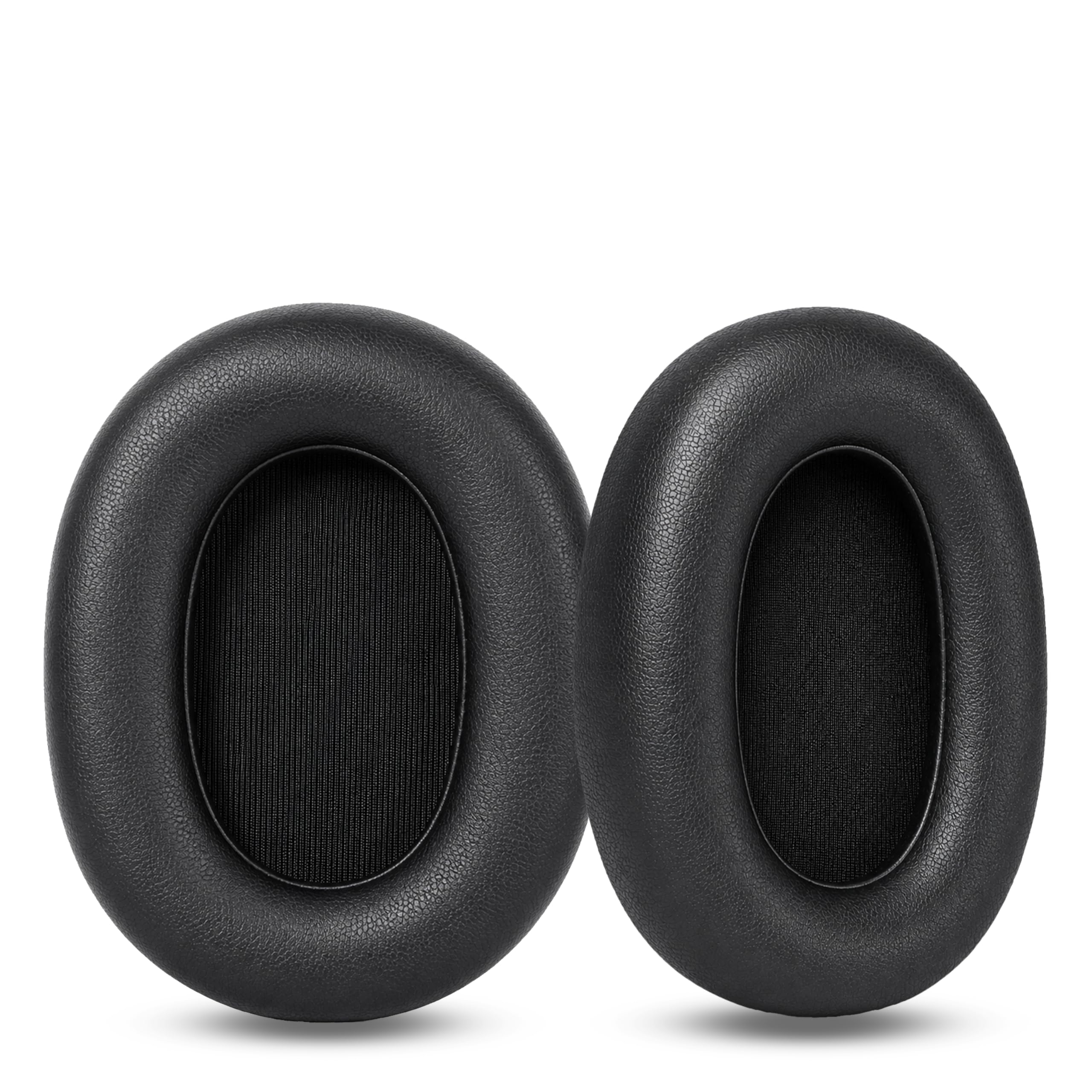 Almohadillas de repuesto para auriculares inalámbricos Jabra Elite 85h, cubierta de orejeras, piel suave y almohadillas de espuma viscoelástica, color negro