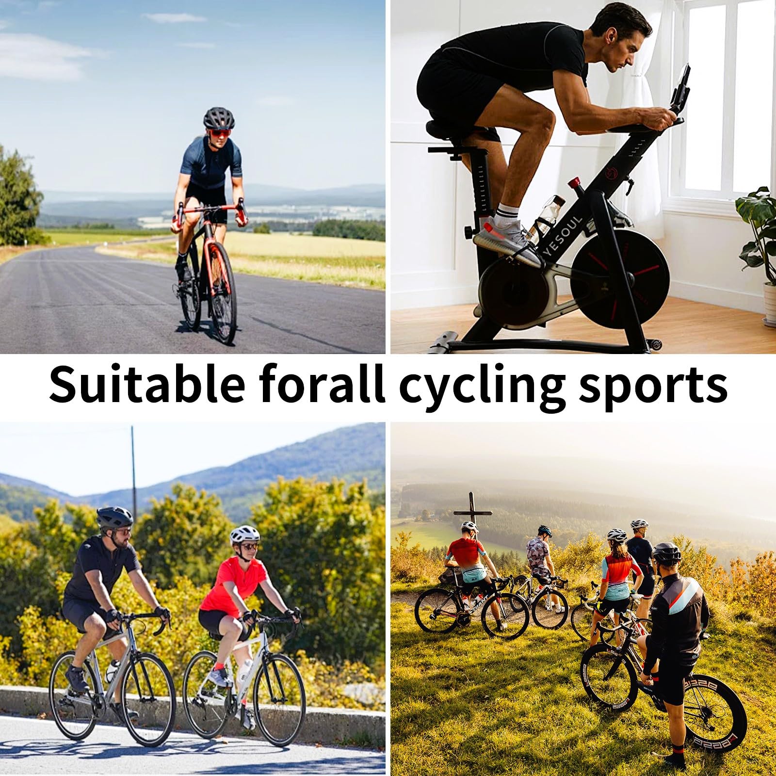 Culotte Ciclismo Hombre, Culote Ciclista Hombre con Acolchado 5D Calzoncillos Ciclismo Transpirables a Prueba de Golpes De Secado Rápido Pantalon Ciclista para Ropa Ciclismo