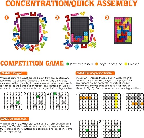 Miniatura 5 de VIAI - Juguetes antiestrés para reventar burbujas juguete sensorial de gran tamaño para aliviar la ansiedad y el autismo rompecabezas de mesa para