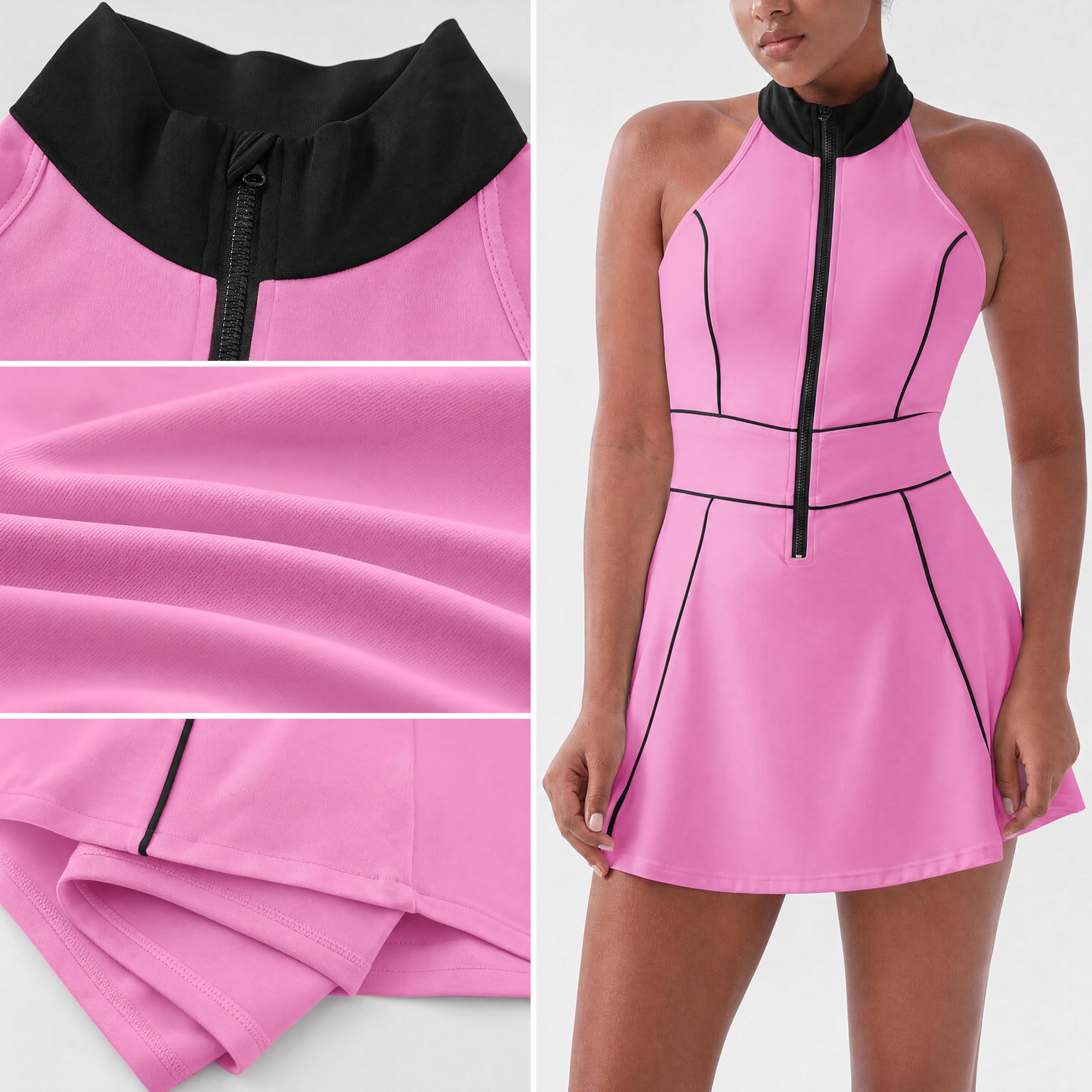 Falda pantalón Deportiva elástica y Transpirable para Mujer, de Cintura Alta, Estilo Tenis, Ideal para Fitness y Entrenamiento en el Gimnasio.