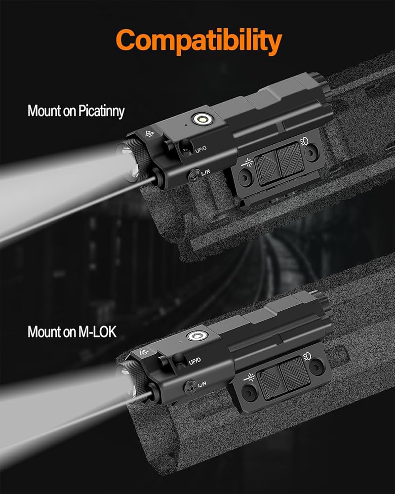 Amazon.com: Mlok Picatinny Mounted 940nm IR Illuminator Flashlight