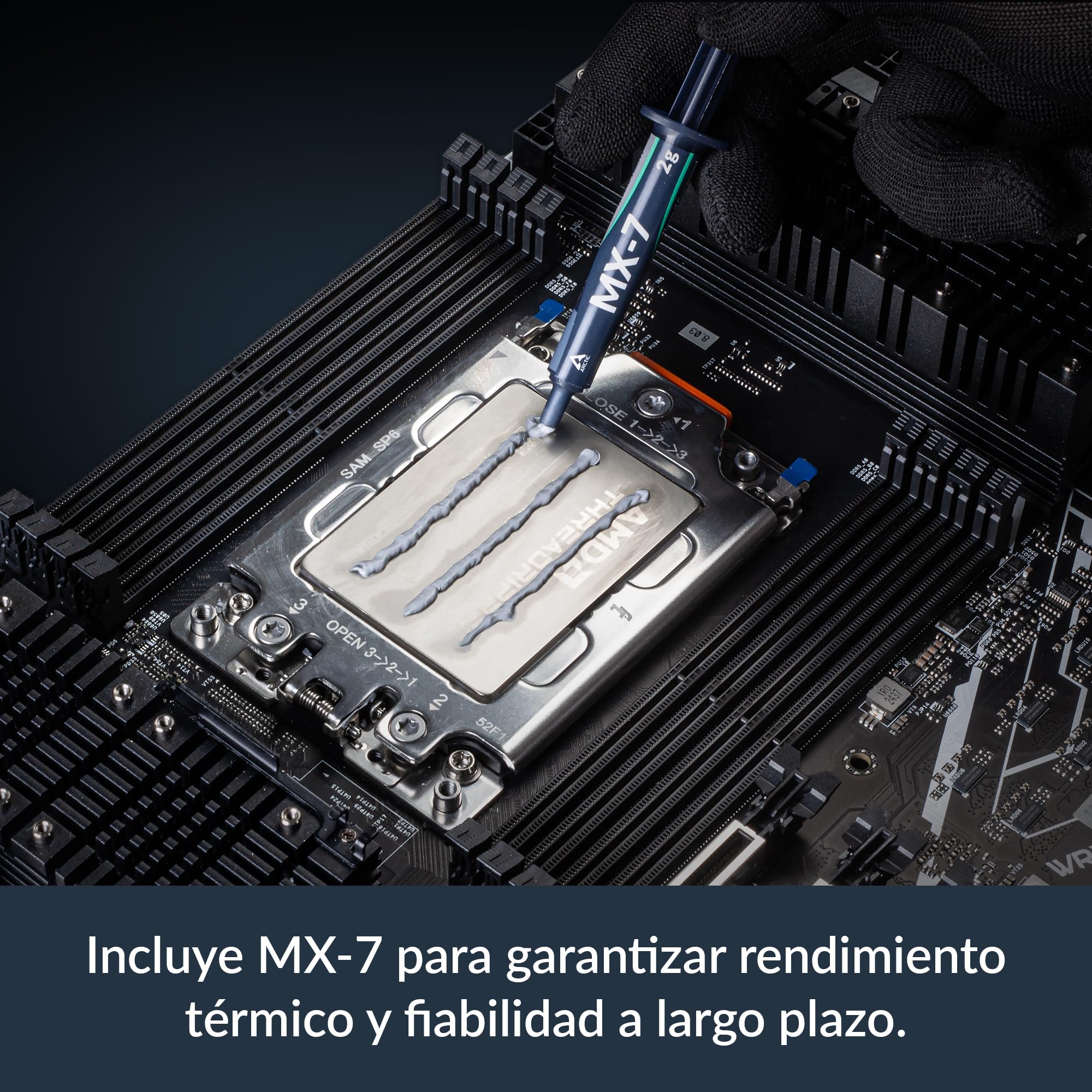 ARCTIC Liquid Freezer WS360-SP6 - Refrigerador Liquida para workstation | All-In-One, Compatible con AMD SP6/sTR5, 3x P12 Pro CO, Ventilador PWM alta presión, Doble rodamiento, Montaje fijo