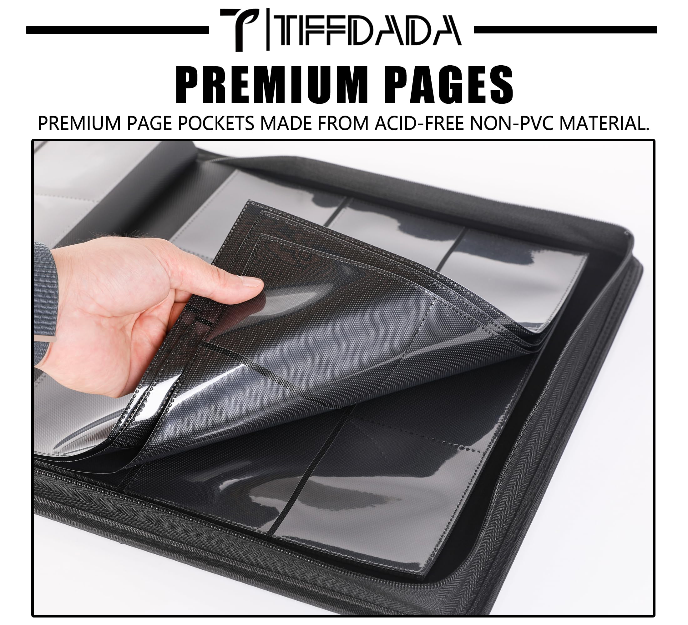 Amazon.co.jp: TIFFDADA トップローダーバインダー 9ポケット 3インチ