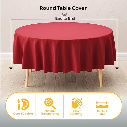 Miniatura 9 de Exquisite The Case - Manteles naranjas para mesas rectangulares a granel, paquete de 48 manteles desechables de plástico naranja de 54 x 108