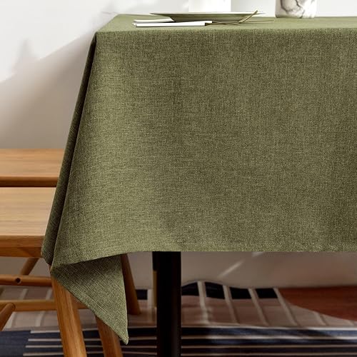 Miniatura 36 de BALCONY & FALCON - Mantel para mesas rectangulares de 6 pies – Mantel de granja impermeable y sin arrugas para comedor, cocina, boda, baby shower