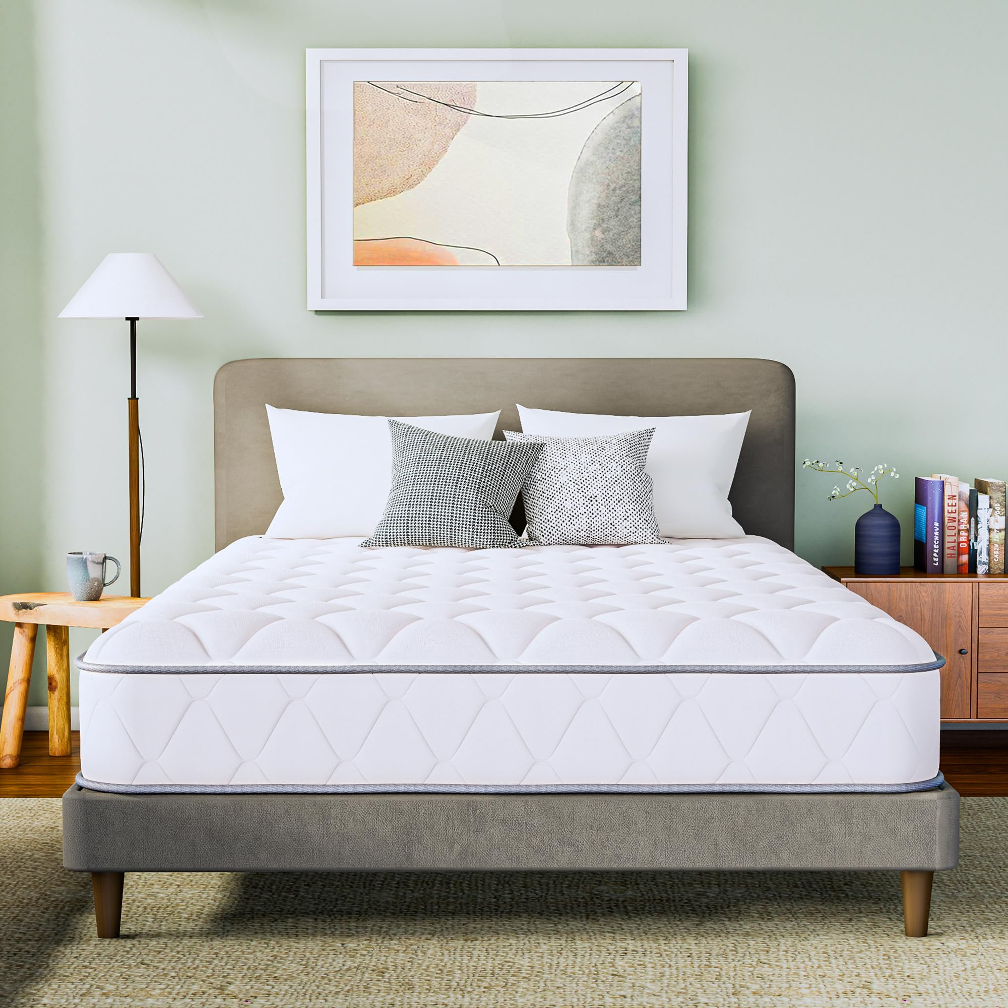 GAESTE 8 Inch Twin Cooling Gel Memory Foam Mattress for Cool Sleep Medium Firm CertiPUR-US Certified Foam, Mattress in a Box Pressure Relief Removable Cover No Fiberglass (Twin, 8 in) — view 8