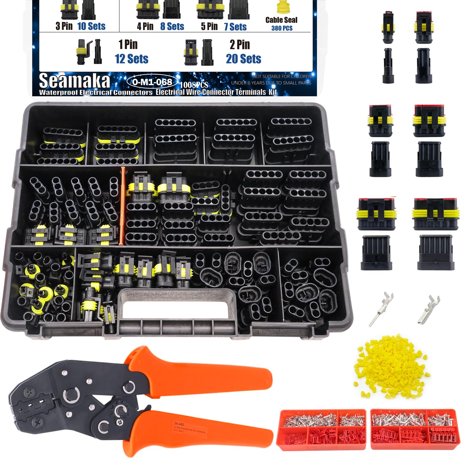 Seamaka Waterproof Automotive Wire Connectors Kit