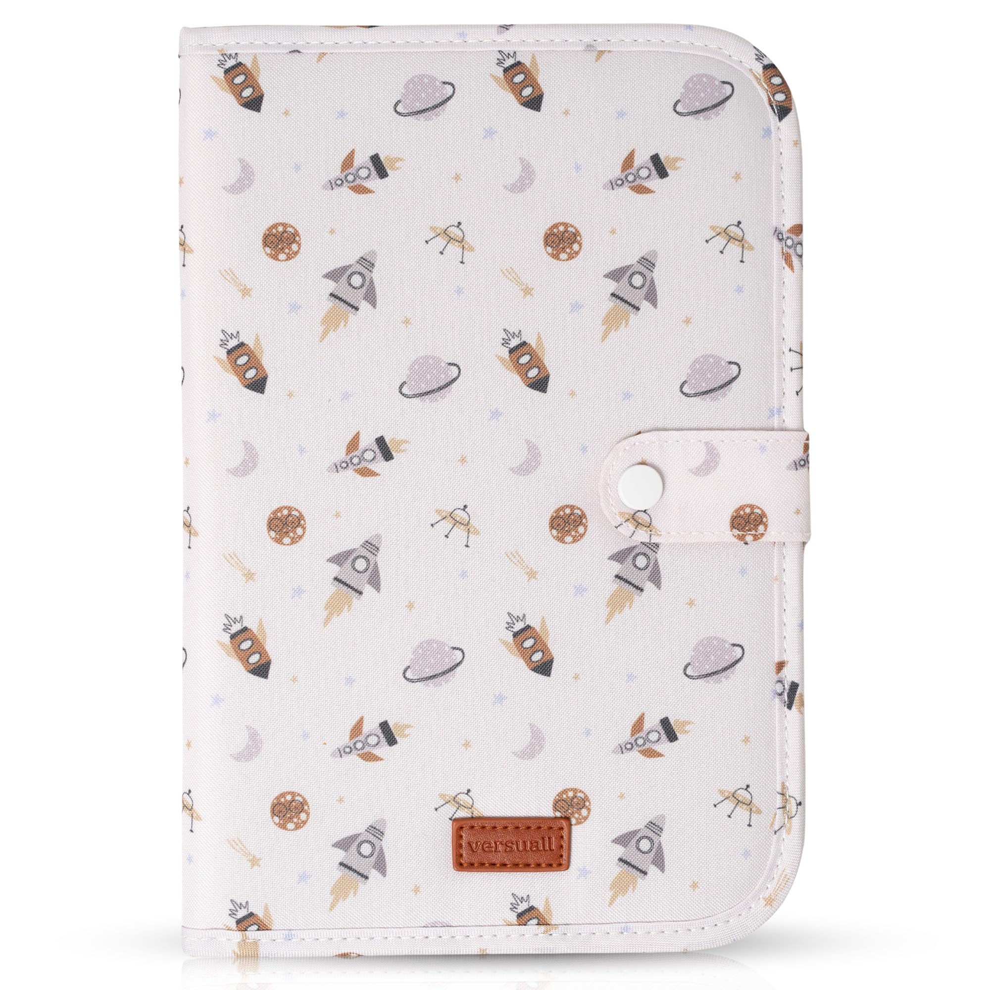 Portadocumentos Bebé – Porta Documentos para Cartilla Sanitaria | Carpeta Embarazo con Bolsillos | Acolchado y Ligero | Ideal para Padres Primerizos y Regalo para Maternidad o Recién Nacido (Planetas) — view 8