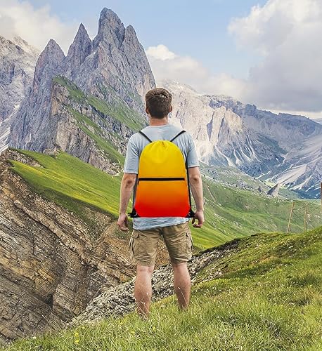 Miniatura 7 de HOLYLUCK - Mochila, bolsa deportiva con cordón ajustable para gimnasio