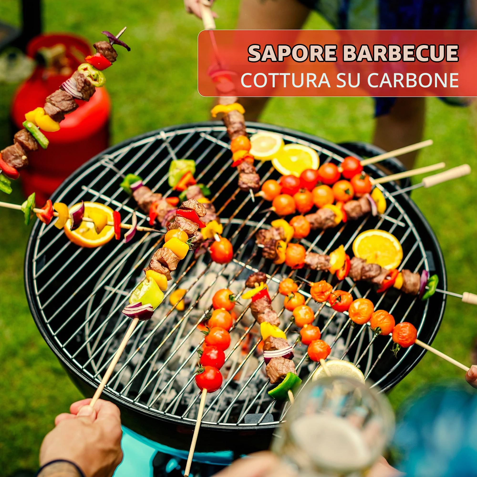 BBQ Collection Barbecue a Carbone - Barbecue a Sfera - BBQ - con Coperchio - Ø 45 cm - Nero