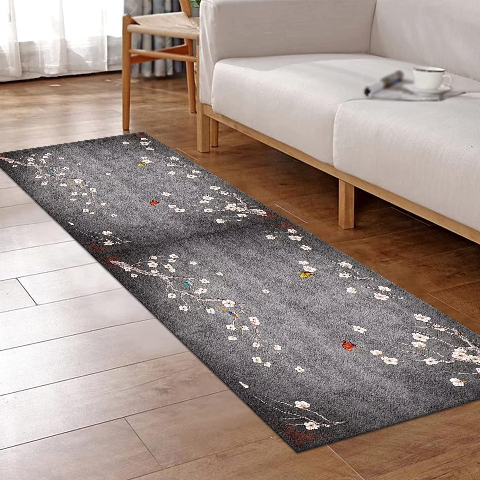 Tappeto Cucina Antiscivolo Highdi - Lavabile, 50x80 Cm, Motivo Fiori - Foto 9