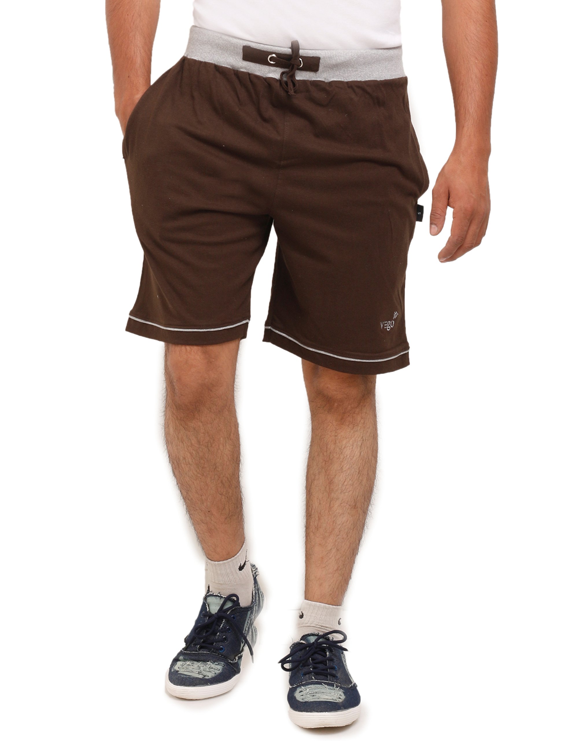 vego Mens Cotton Shorts, Bermuda,Trousers OLIVE-picture-35
