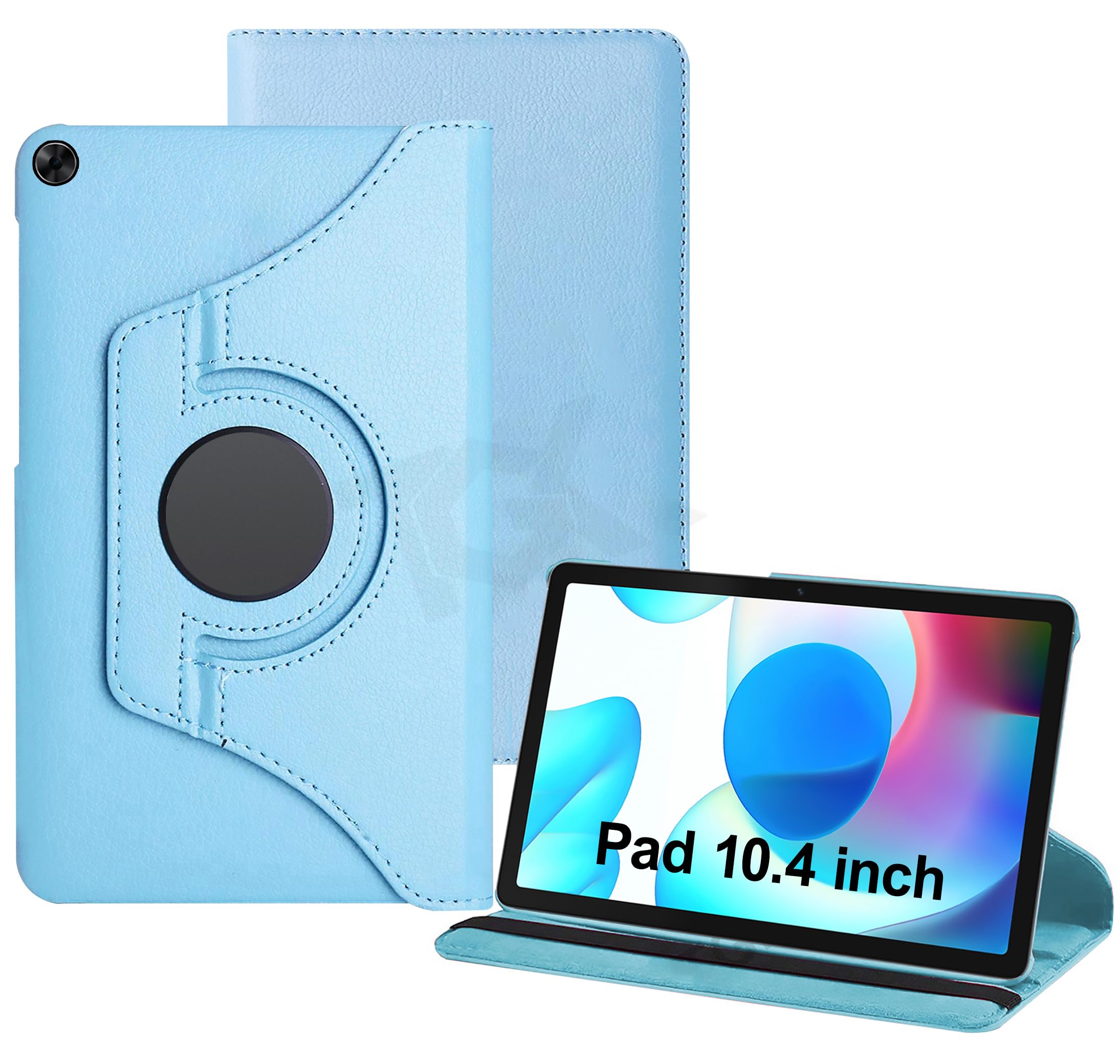 TGK Rotating Cover for realme Pad 10.4 inch Case (Sky Blue) (B09NVTYV4J) Amazon Price History, Amazon Price Tracker