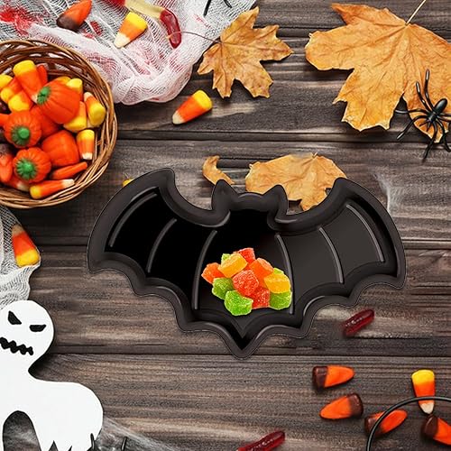 Miniatura 4 de Cuenco para dulces de Halloween, bandeja de aperitivos de calabaza, plato decorativo de Halloween para interiores y exteriores, decoración de