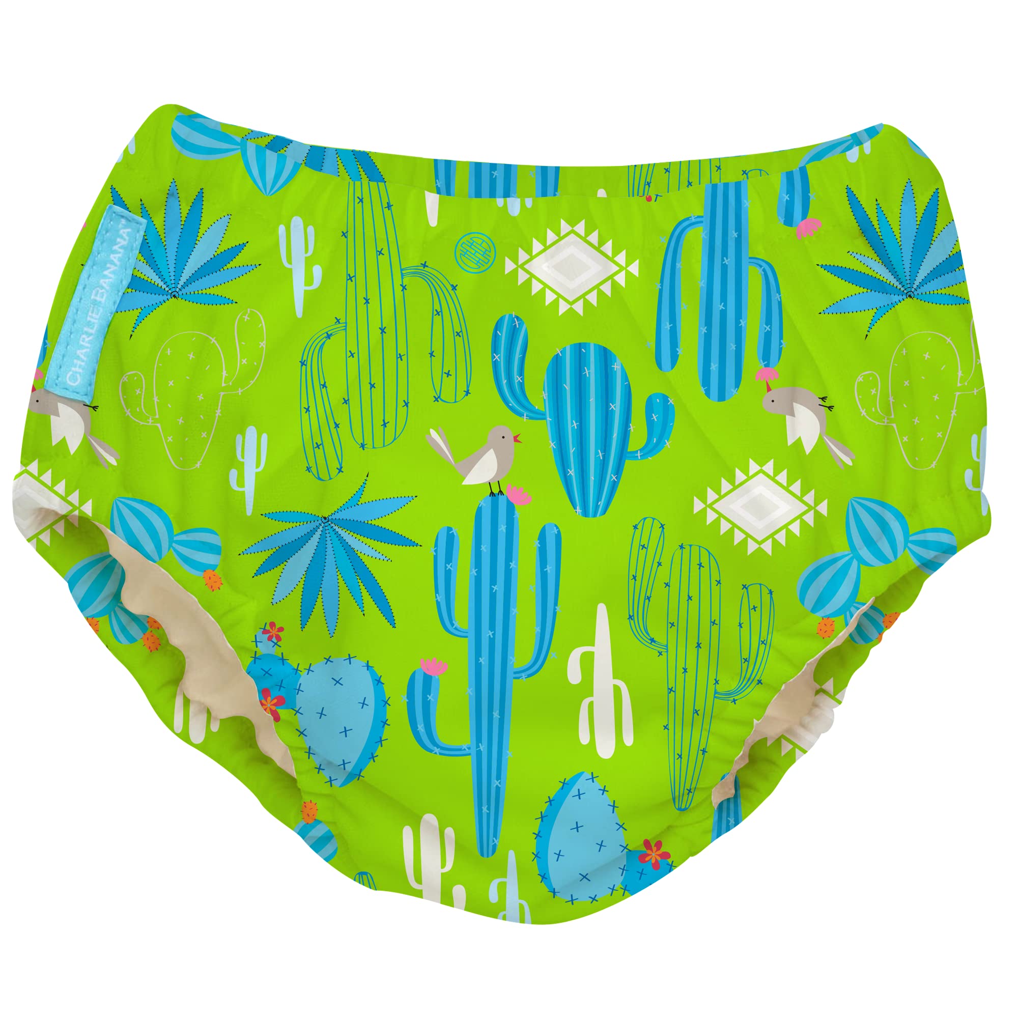 2-In-1 Swim Diaper & Training Pants Cactus Verde Large