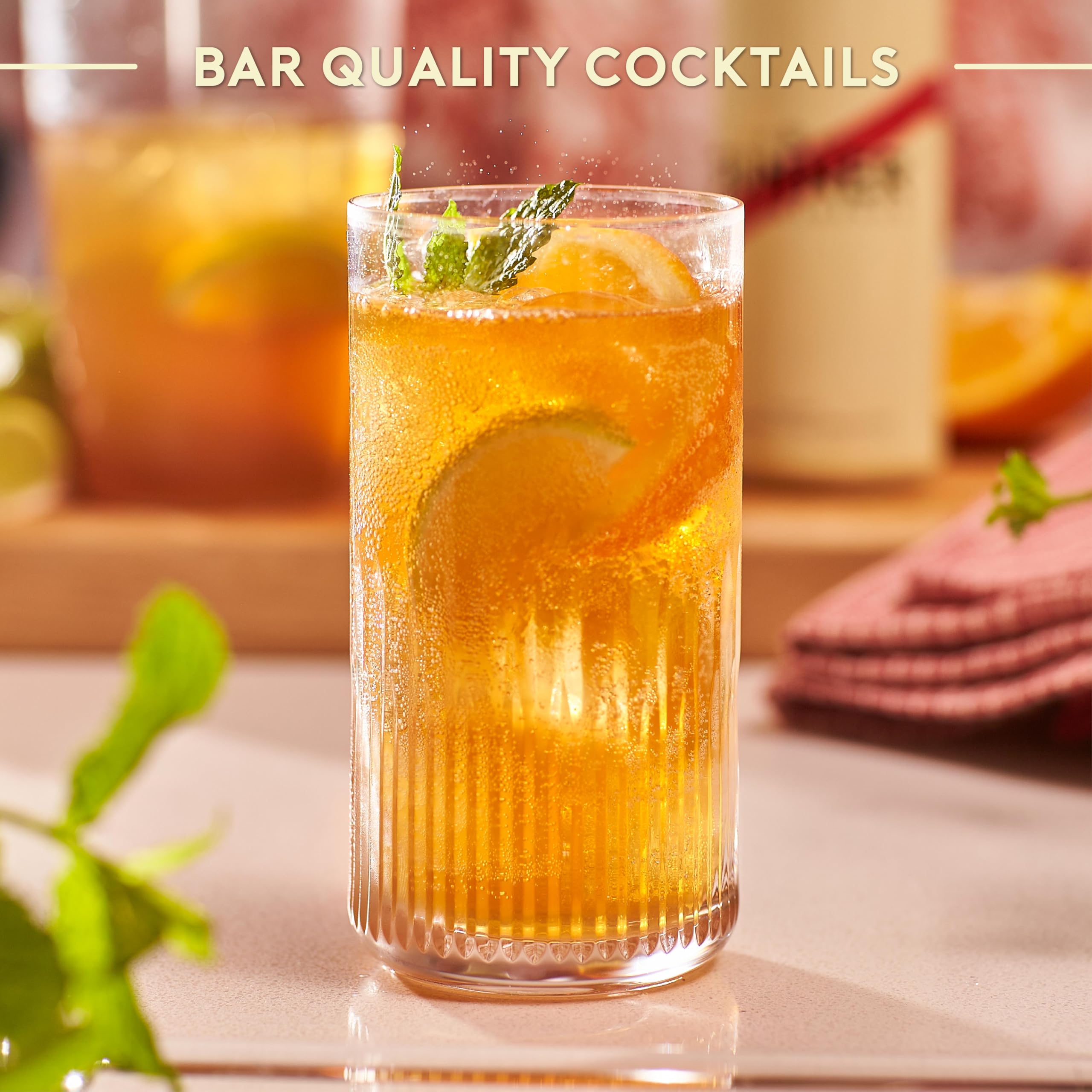 Original Non Alcoholic Cocktail, Natural Ingredients, Ginger