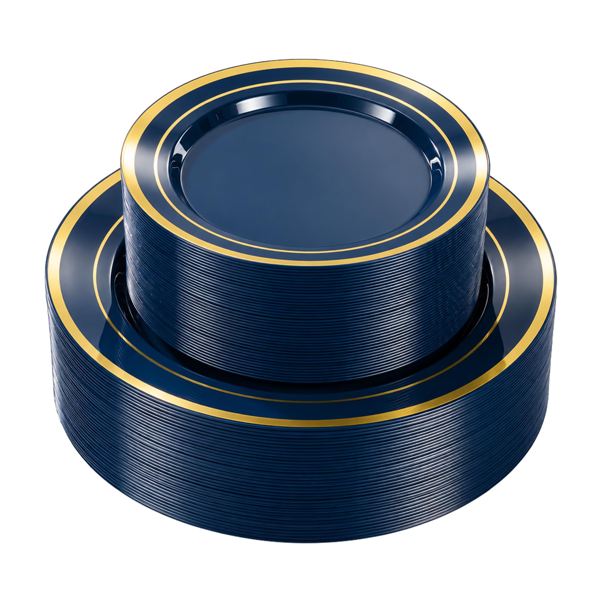 Gold Disposable Plates - 200 Pack -16