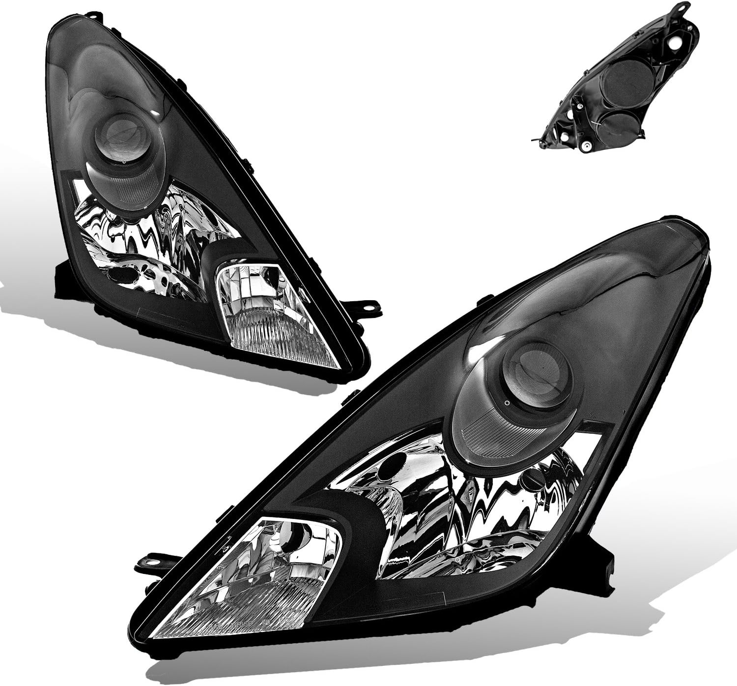 Amazon.com: Spec-D Tuning Black Projector Headlights Compatible with ...