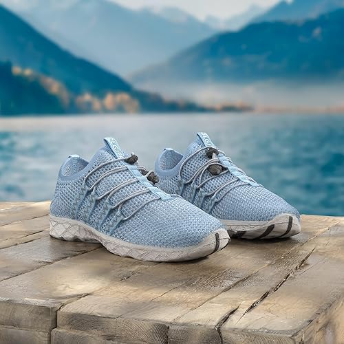 Miniatura 2 de DLGJPA Zapatos acuáticos ligeros de secado rápido para mujer, zapatos deportivos para caminar