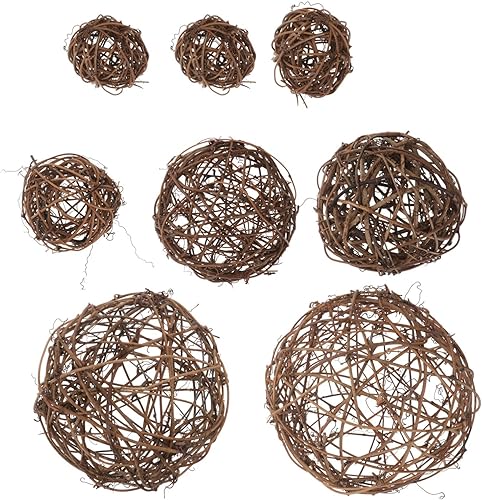 HANABASS Rellenos de escena de ramitas para decoración de orbes para masticar decoración decorativa para masticar juguete de bricolaje de granja