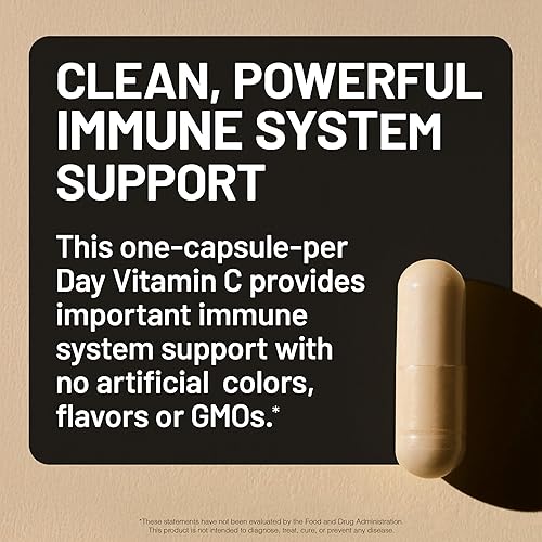 Miniatura 3 de NatureWise Cápsulas de vitamina C de 1000 mg  Vitamina C vegana extra fuerte para antioxidante diario y apoyo inmunológico  Sin OMG, fabricado en