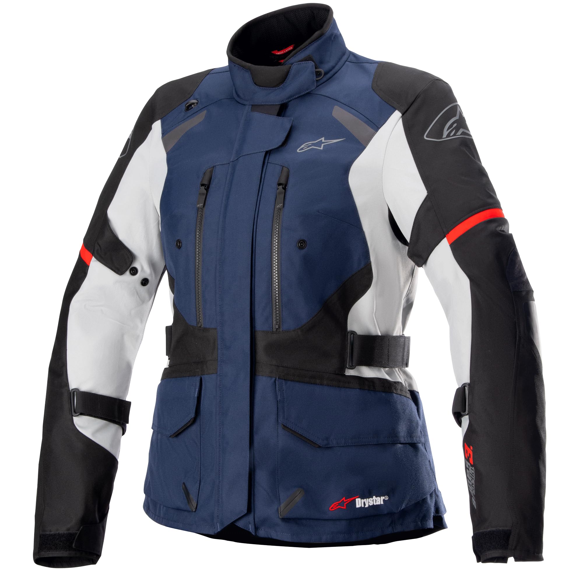Alpinestars Women Stella Andes V3 Drystar Jacket, M, Dark Blue/Black