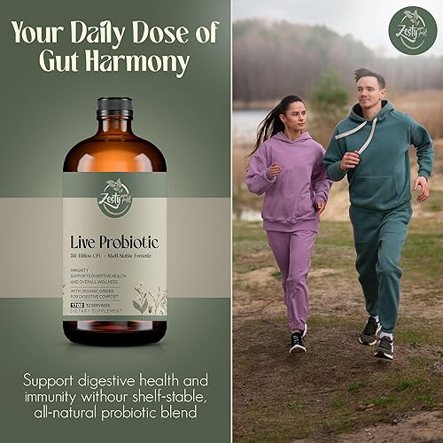 Miniatura 3 de Probiótico líquido, mezcla natural de probióticos con 50 mil millones de UFC, ayuda a promover el apoyo inmunológico y la salud intestinal para