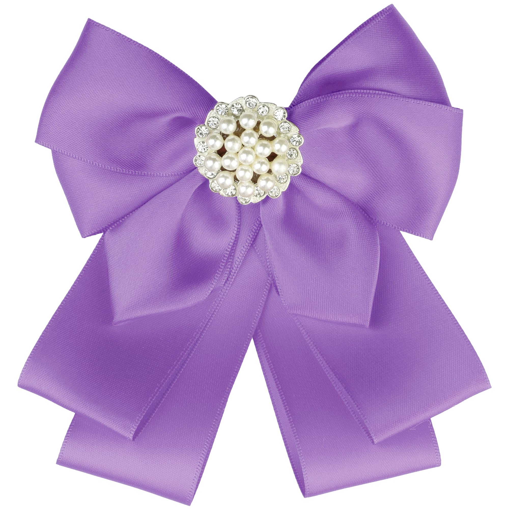 Women School Uniform Faux Ribbon Bowknot Pin Collar Necktie Bow