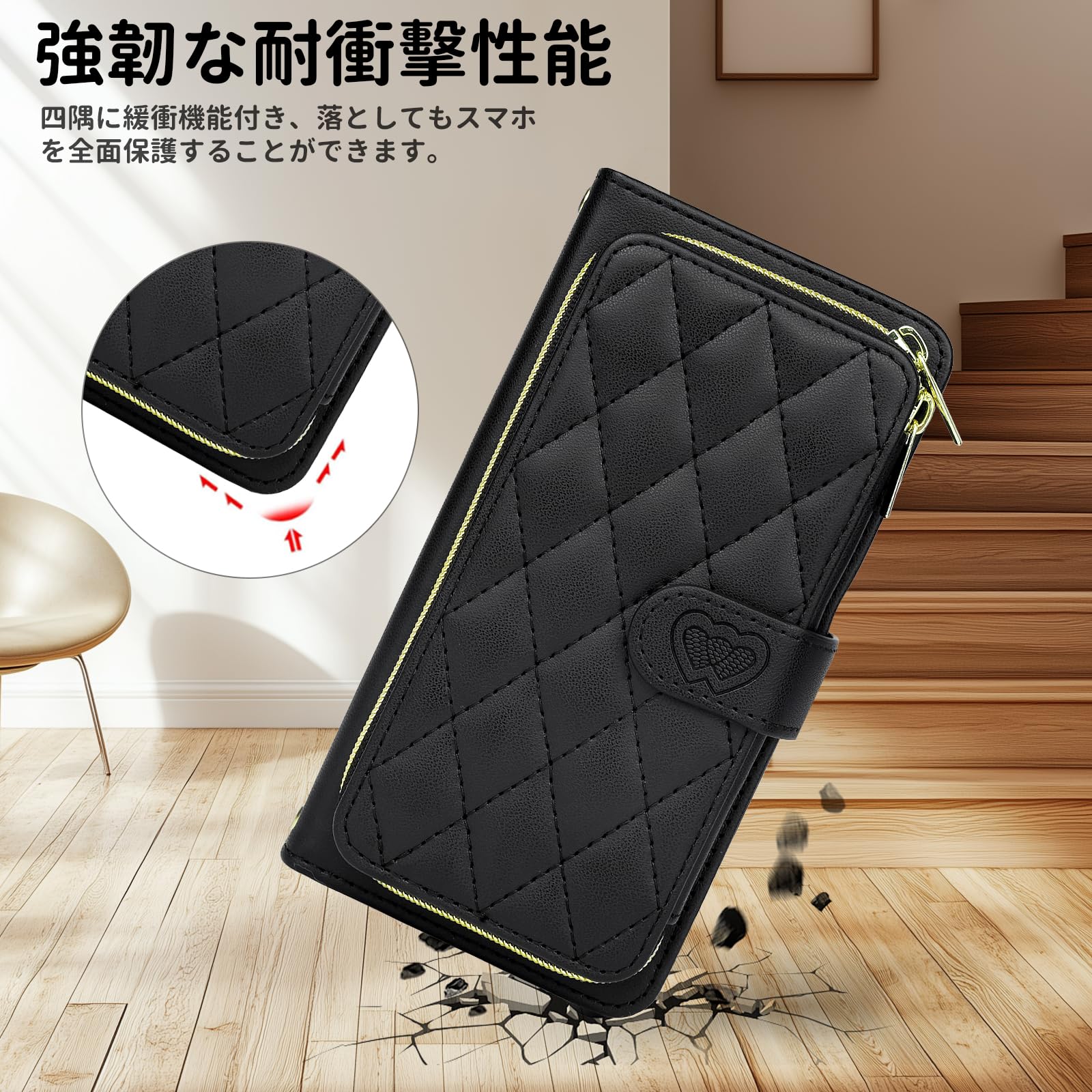iPhone12Pro MAX用 手帳型ケース ストラップ付き Amazon.co.jp: 【Succtopy】適用のいphone12 pro max ケース 手帳型