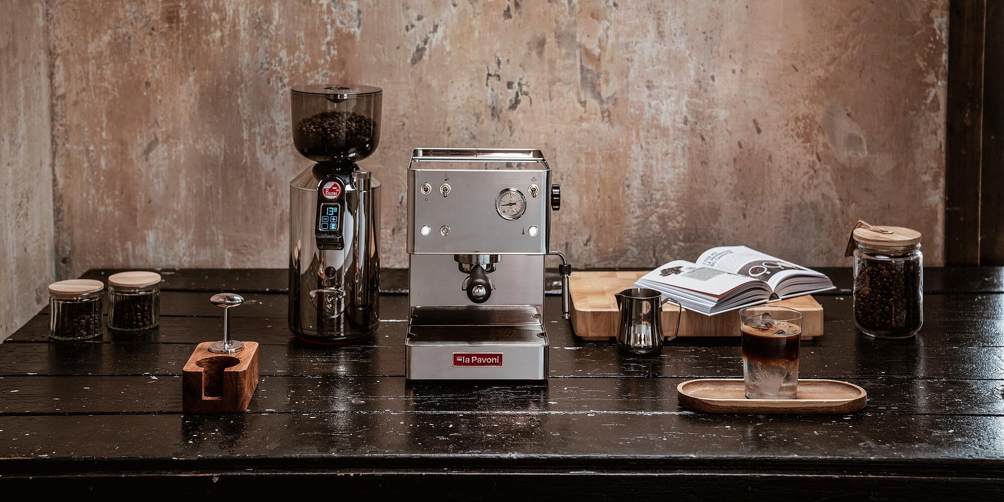 La Pavoni 845742 Macchina per caffè Espresso, Stainless Steel, Multicolore
