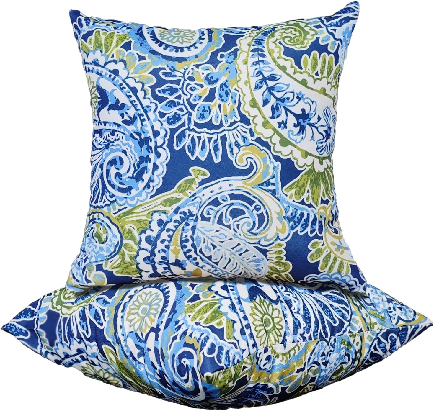 Outdoor Throw Pillows - Decorative Pillows with Insert Included Set of 2 Outdoor Pillows for Patio Furniture 18x18 Inch