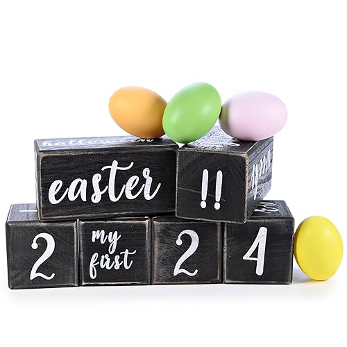 Vista 19 de Bloques de hitos mensuales rústicos para bebés, bloques de hitos para bebés, los mejores regalos de bebé para baby showers, accesorios de fotografía