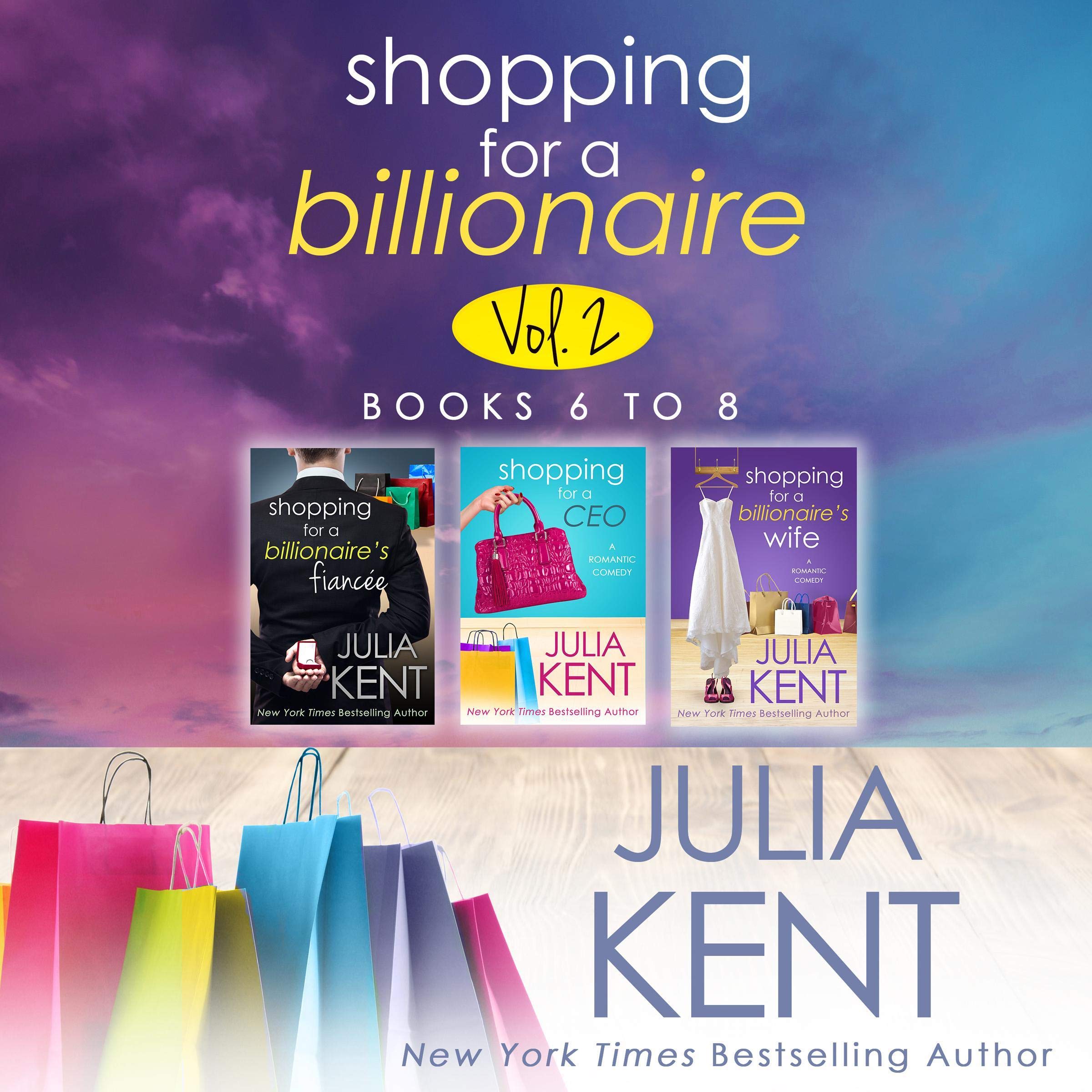 Cover art for Shopping for a Billionaire Boxed Set, Books 6-8