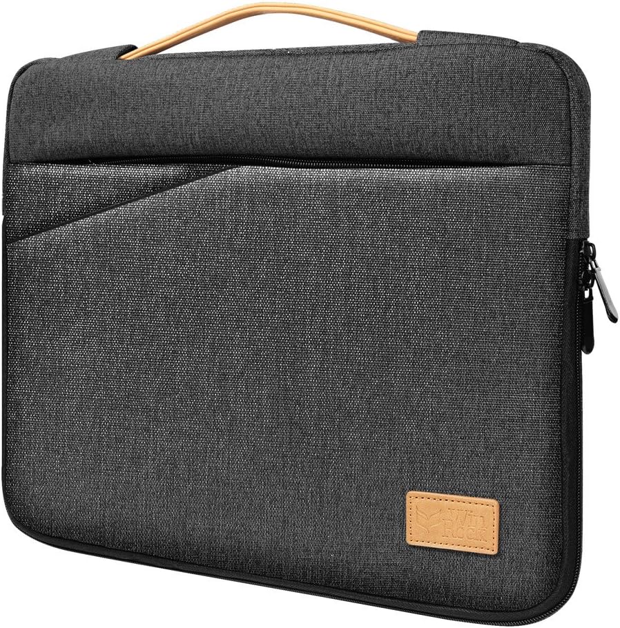 Winrock Laptop Sleeve Case Bag for 13-13.5 Inch Macbook Pro/ProRetina HP Dell Acer Asus Thinkpad Laptops Notebooks Ultrabooks Tablets, with Handle Spill-Resistant Laptop Briefcase Handbag, Silver Grey